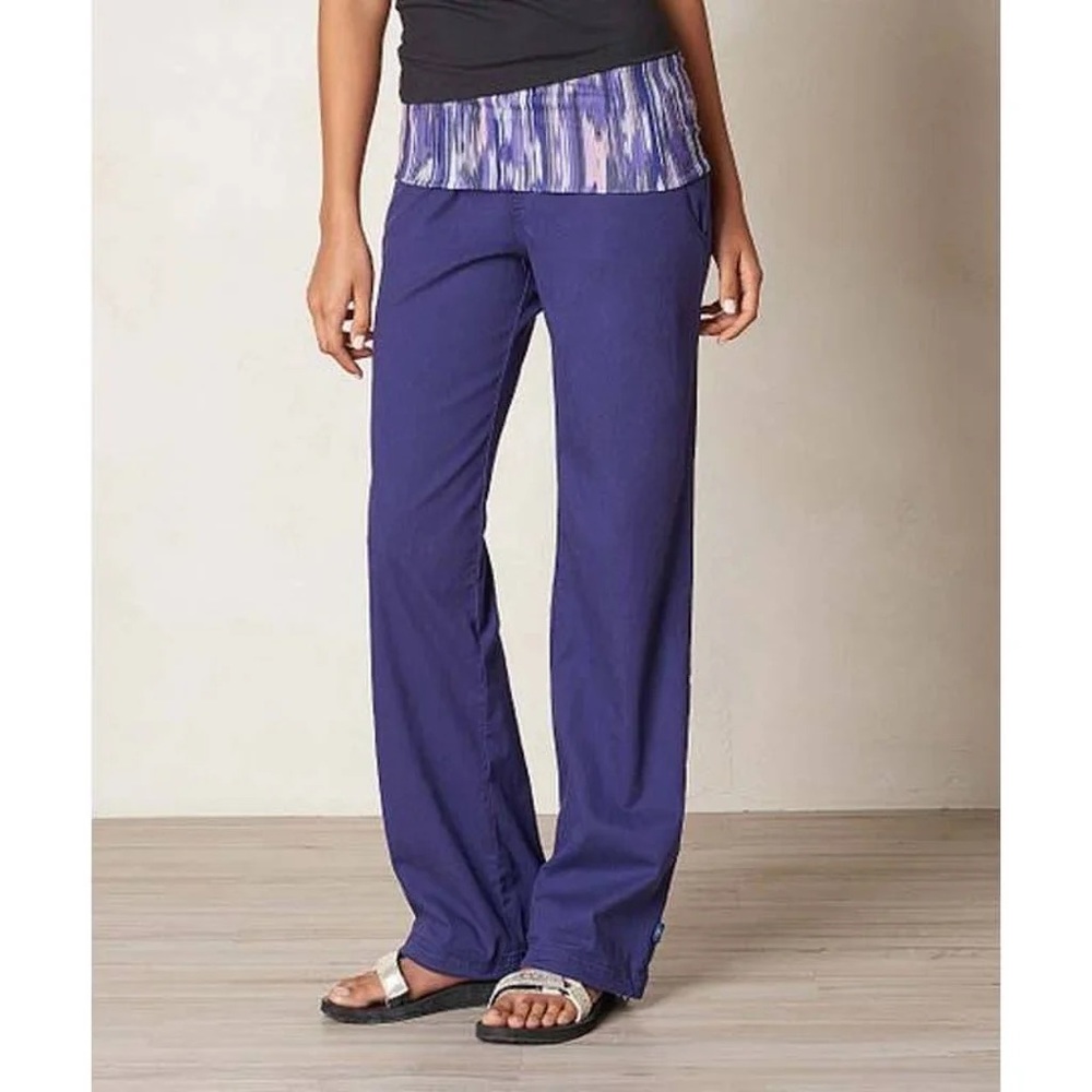 NWT!  prAna Sudra fold over pant purple rock climbing (size xxs)